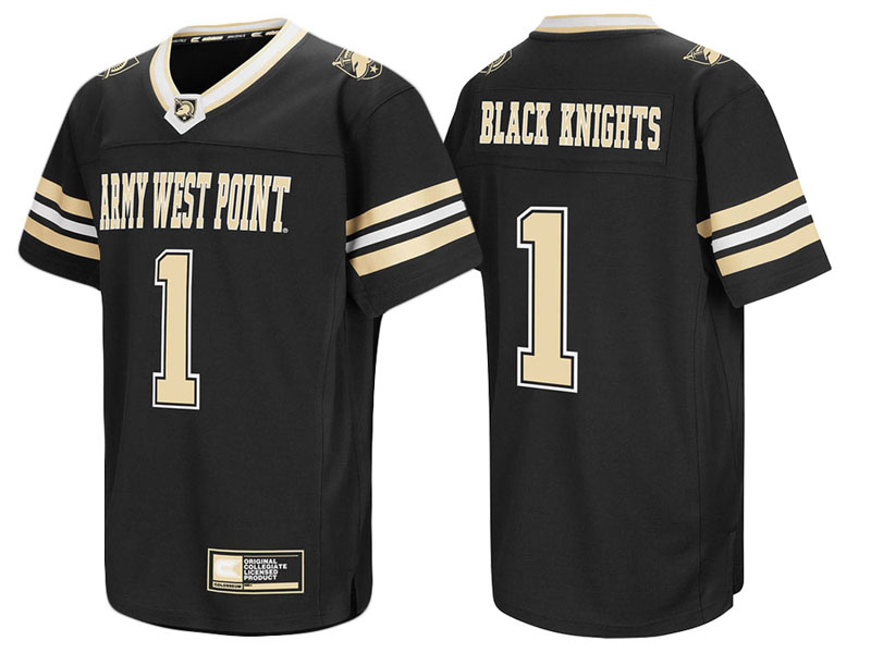Army Black Knights #1 Black Colosseum Hail Mary II College Football Jersey Army Black Knights #1 Black Colosseum Hail Mary II College Football Jersey