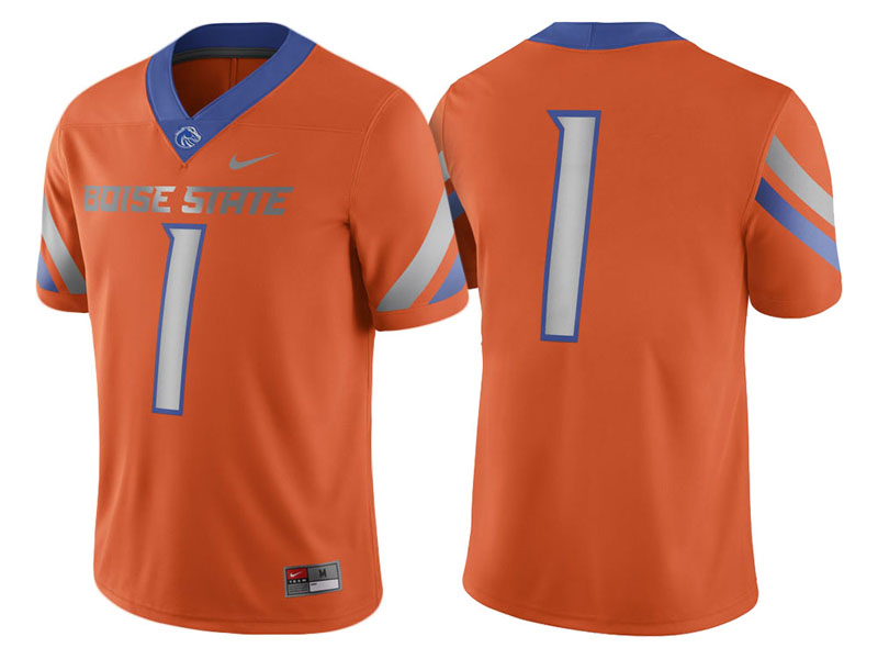 Boise State Broncos #1 Orange Game College Football Jersey Boise State Broncos #1 Orange Game College Football Jersey