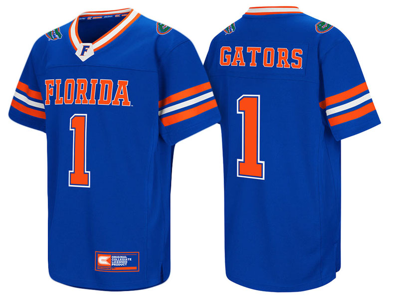 Florida Gators #1 Royal Colosseum Hail Mary II College Football Jersey Florida Gators #1 Royal Colosseum Hail Mary II College Football Jersey