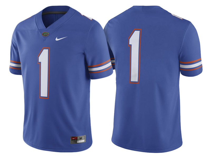 Florida Gators #1 Royal Game College Football Jersey