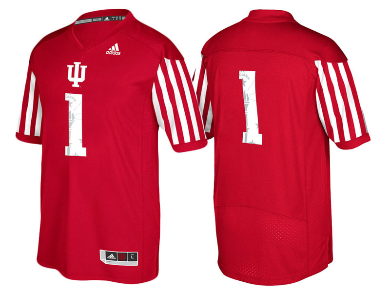 Indiana Hoosiers #1 Crimson Special Games College Football Jersey Indiana Hoosiers #1 Crimson Special Games College Football Jersey