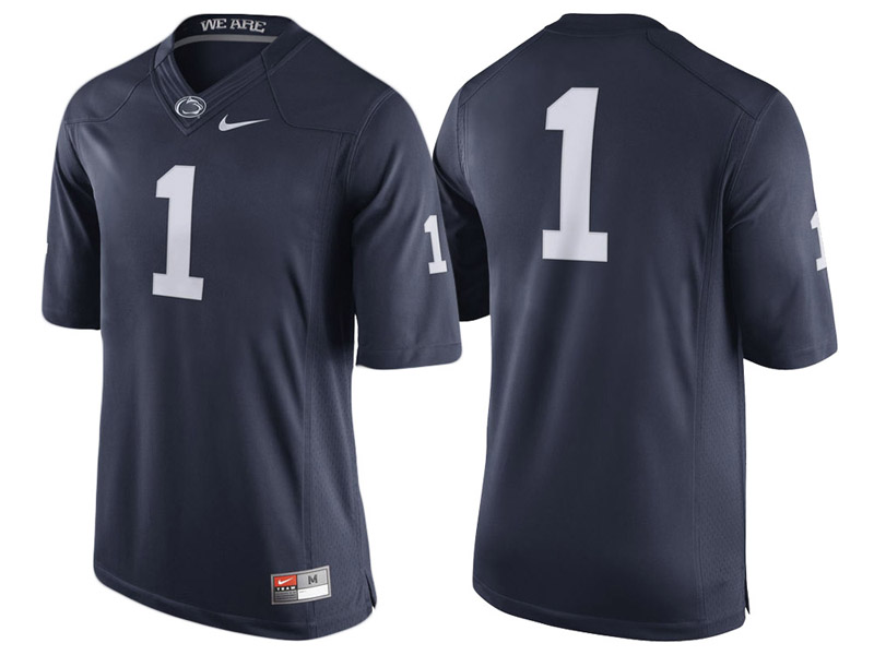 Penn State Nittany Lions #1 Navy No. 1 Limited College Football Jersey