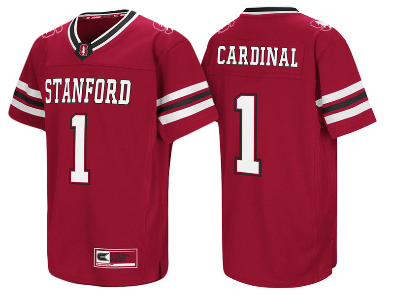 Stanford Cardinal #1 Cardinal Colosseum Hail Mary II College Football Jersey Stanford Cardinal #1 Cardinal Colosseum Hail Mary II College Football Jersey