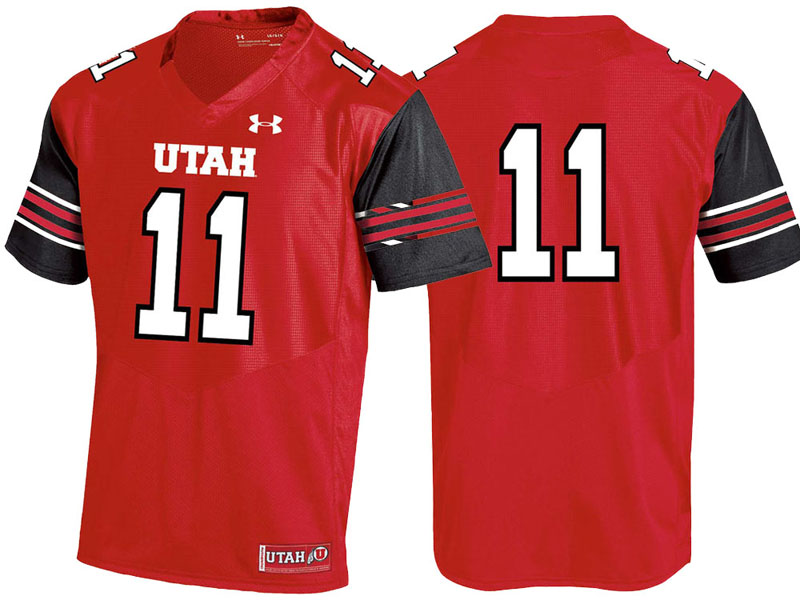 Utah Utes #11 Red Premier Performance College Football Jersey Utah Utes #11 Red Premier Performance College Football Jersey