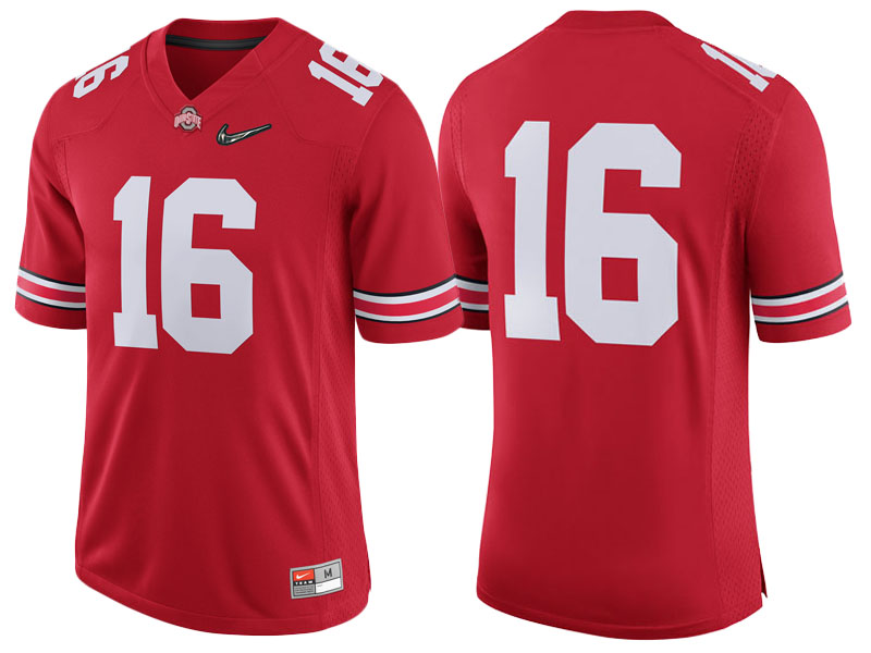 Ohio State Buckeyes #16 Scarlet 2016 Playoff College Football Jersey Ohio State Buckeyes #16 Scarlet 2016 Playoff College Football Jersey