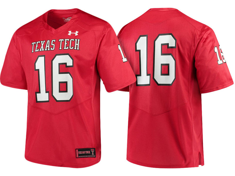 Texas Tech Red Raiders #16 Red Special Event Replica College Football Jersey
