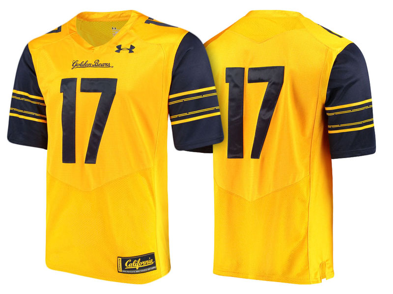 Cal Bears #17 Gold Premier Performance College Football Jersey Cal Bears #17 Gold Premier Performance College Football Jersey