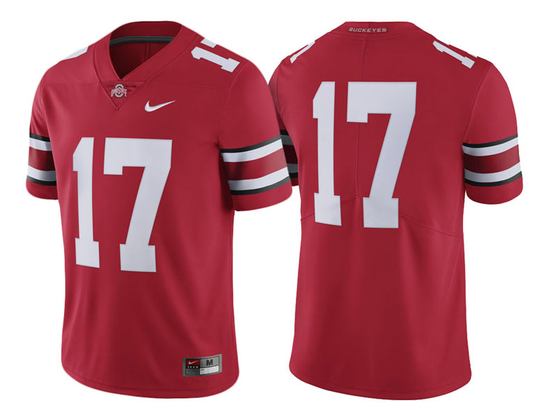 Ohio State Buckeyes #17 Scarlet Limited College Football Jersey Ohio State Buckeyes #17 Scarlet Limited College Football Jersey