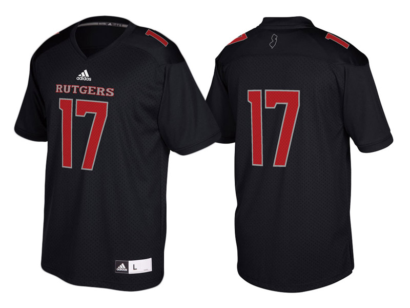 Rutgers Scarlet Knights #17 Black Chase College Football Jersey