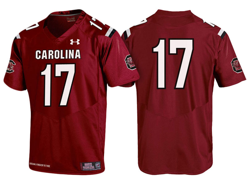 South Carolina Gamecocks #17 Garnet Premier Performance College Football Jersey South Carolina Gamecocks #17 Garnet Premier Performance College Football Jersey