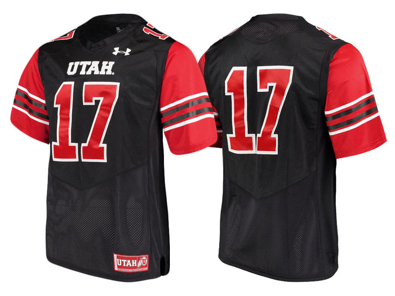 Utah Utes #17 Black Premier Performance College Football Jersey Utah Utes #17 Black Premier Performance College Football Jersey