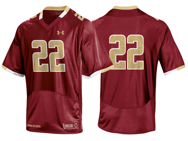 Boston Eagles #22 Maroon Replica College Football Jersey Boston Eagles #22 Maroon Replica College Football Jersey
