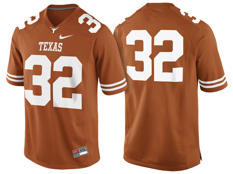 Texas Longhorns #32 Burnt Orange Game College Football Jersey