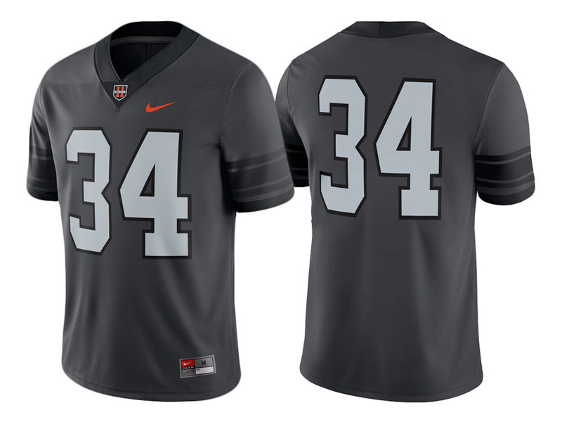 Oregon State Beavers #34 Anthracite 11 Strong Game College Football Jersey Oregon State Beavers #34 Anthracite 11 Strong Game College Football Jersey