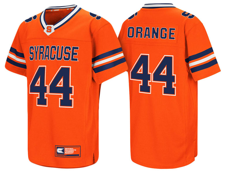 Syracuse Orange #44 Orange Colosseum Hail Mary II College Football Jersey