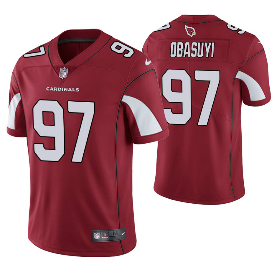 Arizona Cardinals #97 Owen Obasuyi Cardianl Vapor Untouchable Limited Player Jersey