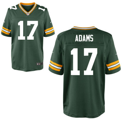 Green Bay Packers #17 Davante Adams Green Elite Jersey