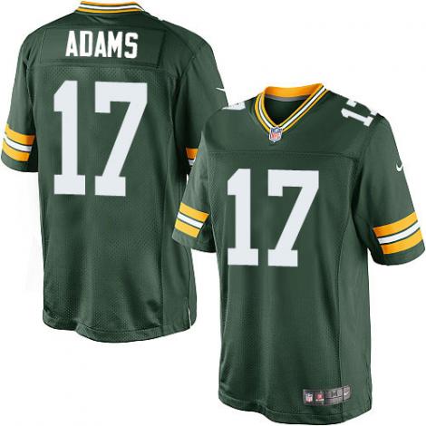 Green Bay Packers #17 Davante Adams Green Limited Jersey