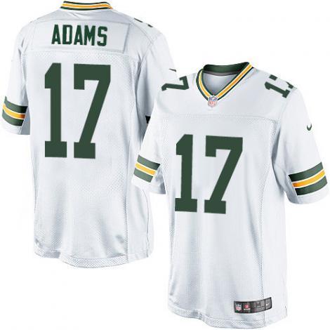 Green Bay Packers #17 Davante Adams White Limited Jersey