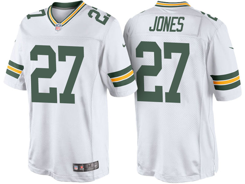 Green Bay Packers #27 Josh Jones White Vapor Untouchable Color Rush Limited Jersey