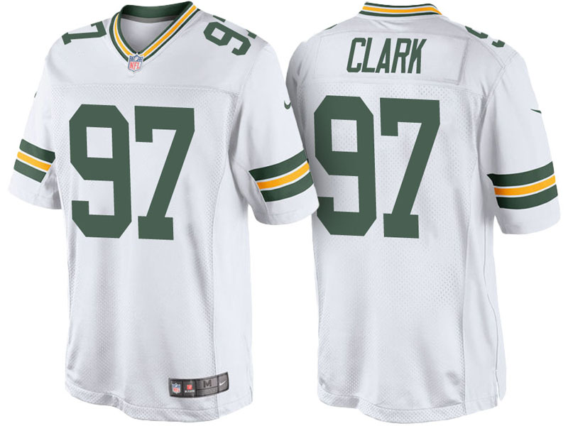 Green Bay Packers #97 Kenny Clark White Vapor Untouchable Color Rush Limited Jersey Green Bay Packers #97 Kenny Clark White Vapor Untouchable Color Rush Limited Jersey