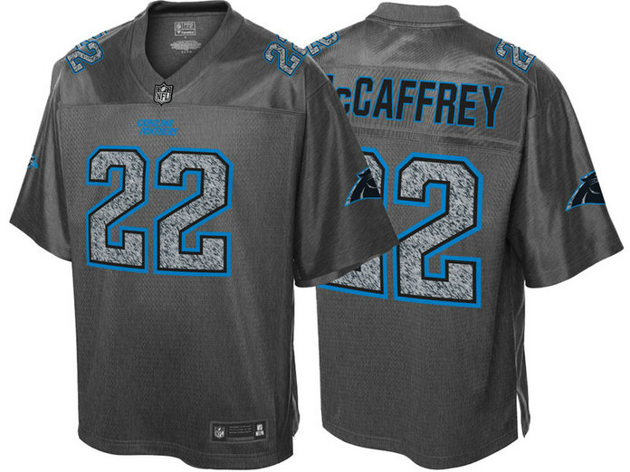 Carolina Panthers #22 Christian McCaffrey Gray Pro Line Fashion Static Jersey Carolina Panthers #22 Christian McCaffrey Gray Pro Line Fashion Static Jersey