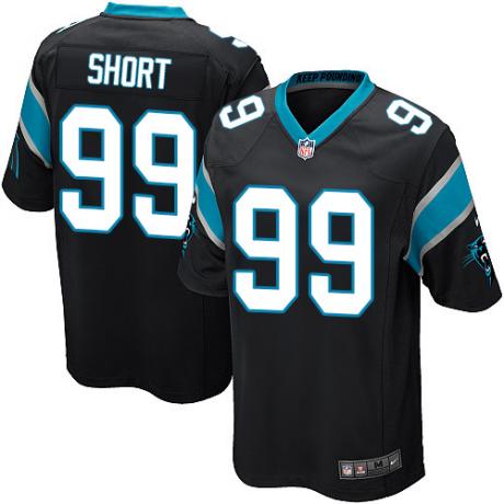 Carolina Panthers #99 Kawann Short Black Game Jersey Carolina Panthers #99 Kawann Short Black Game Jersey