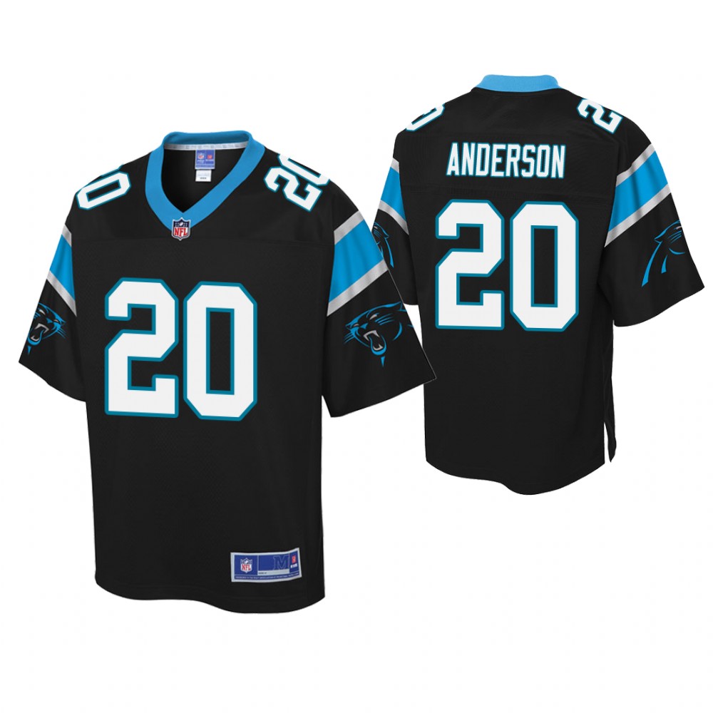 Youth Carolina Panthers #20 C. J. Anderson Black Player Pro Line Jersey Youth Carolina Panthers #20 C. J. Anderson Black Player Pro Line Jersey