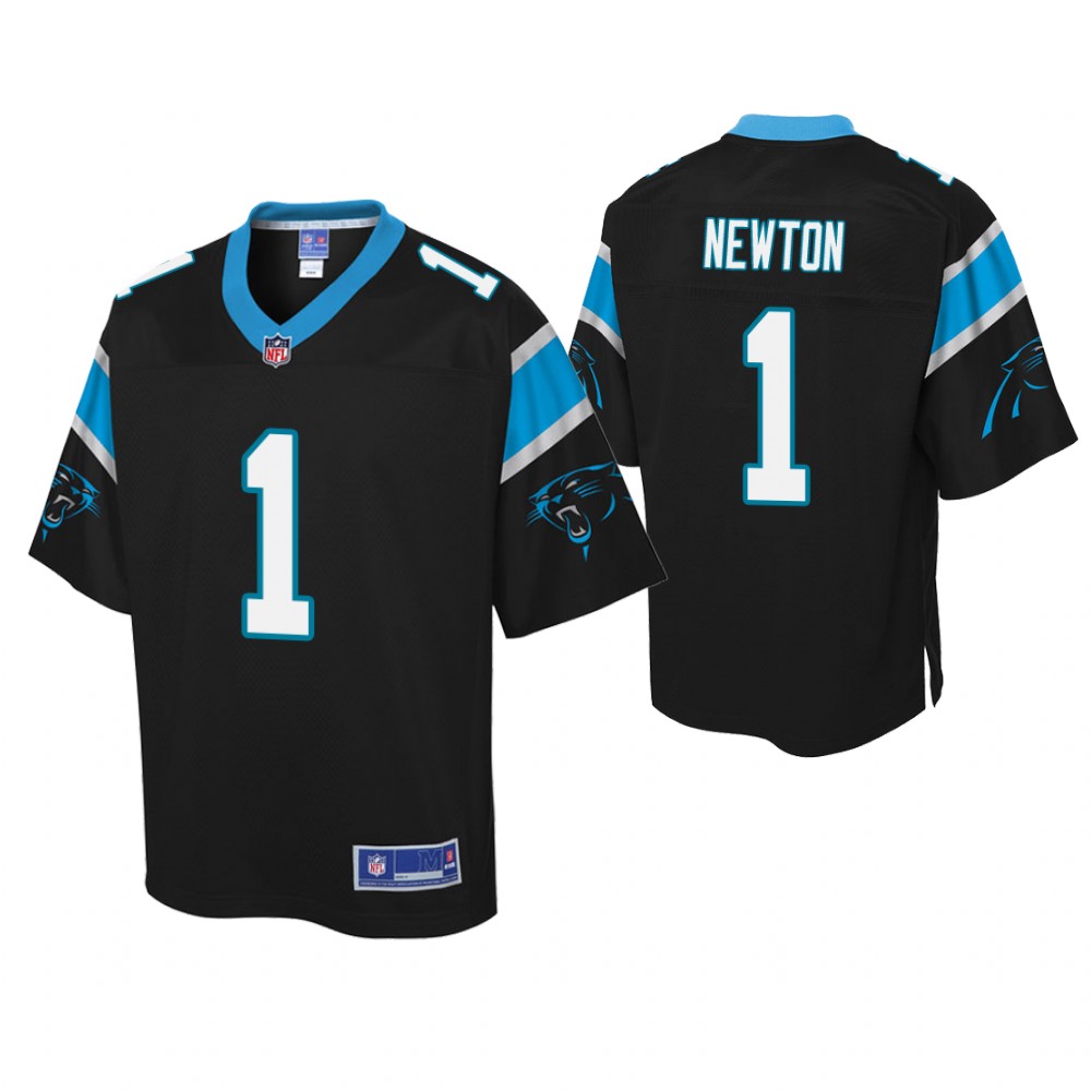 Youth Carolina Panthers #1 Cam Newton Black Player Pro Line Jersey Youth Carolina Panthers #1 Cam Newton Black Player Pro Line Jersey