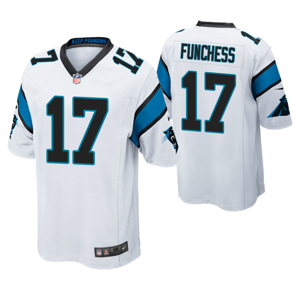 Carolina Panthers #17 Devin Funchess White Game Jersey Carolina Panthers #17 Devin Funchess White Game Jersey