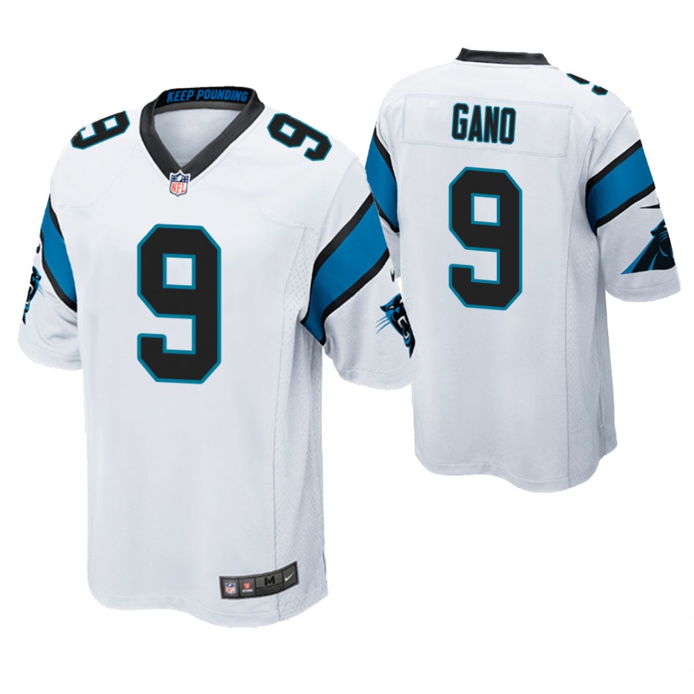 Carolina Panthers #9 Graham Gano White Game Jersey