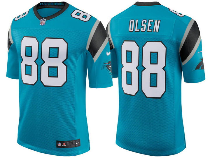 Carolina Panthers #88 Greg Olsen Blue Classic Limited Player Jersey