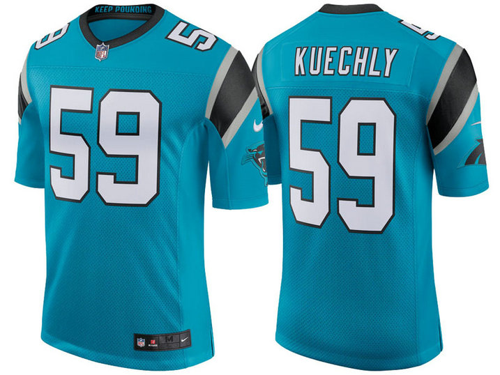 Carolina Panthers #59 Luke Kuechly Blue Classic Limited Player Jersey Carolina Panthers #59 Luke Kuechly Blue Classic Limited Player Jersey