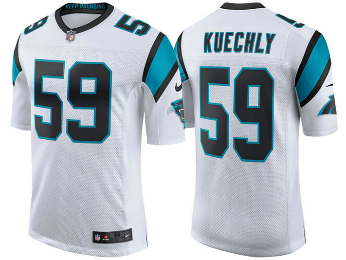 Carolina Panthers #59 Luke Kuechly White Classic Limited Player Jersey Carolina Panthers #59 Luke Kuechly White Classic Limited Player Jersey