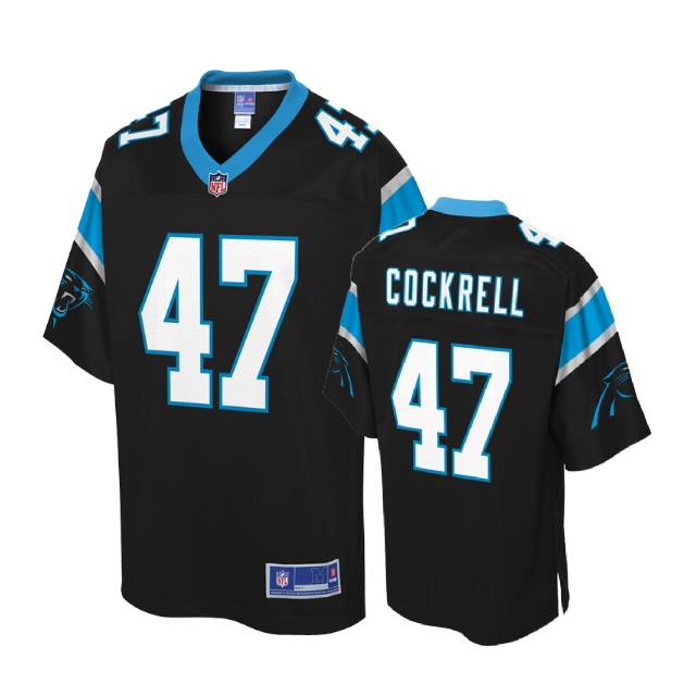 Youth Carolina Panthers #47 Ross Cockrell Black Player Jersey
