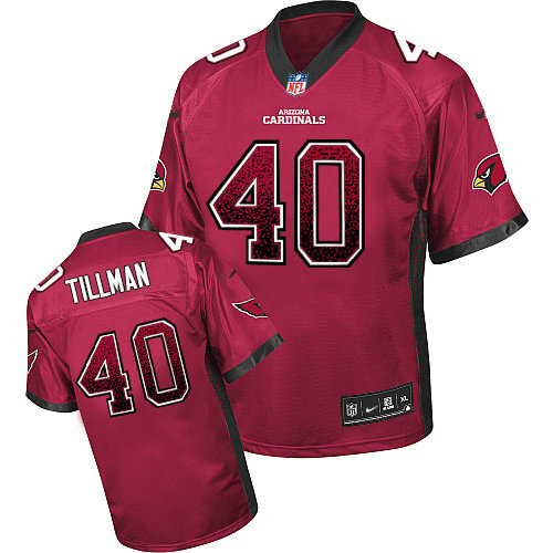 Arizona Cardinals #40 Pat Tillman Red Drift Fashion Jersey Arizona Cardinals #40 Pat Tillman Red Drift Fashion Jersey