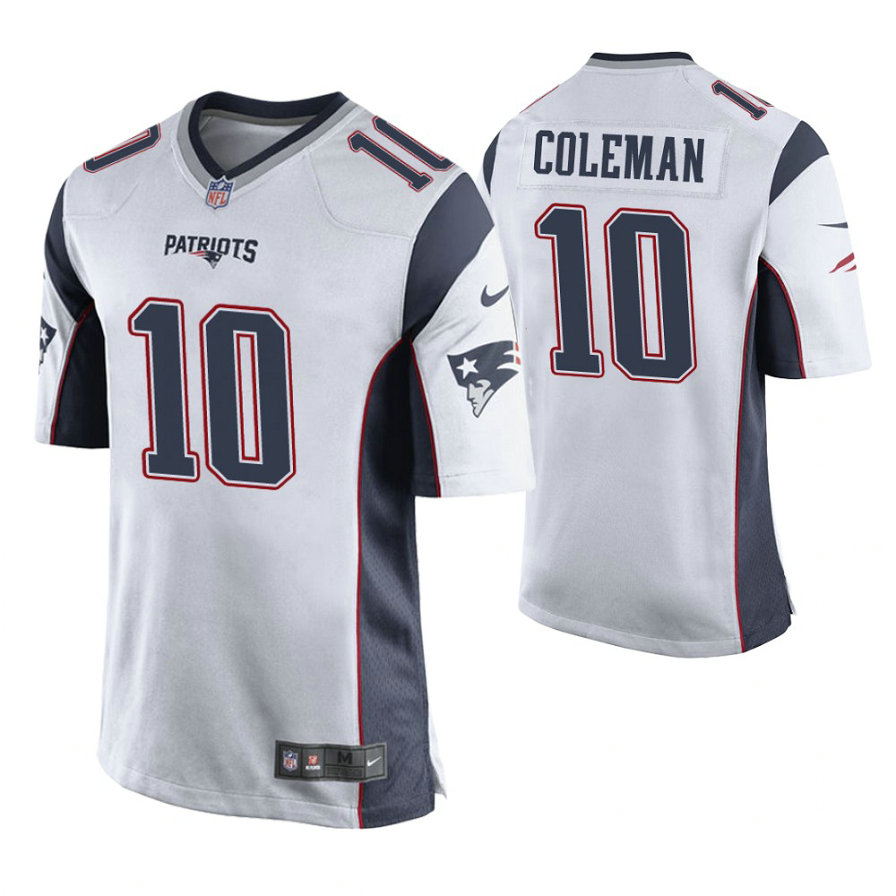 New England Patriots #10 Corey Coleman White Game Jersey New England Patriots #10 Corey Coleman White Game Jersey