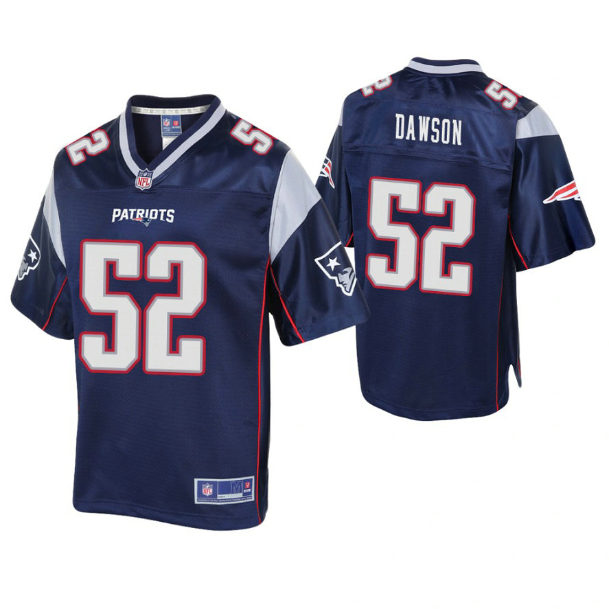 New England Patriots #52 Duke Dawson 2018 Draft Navy Player Pro Line Jersey New England Patriots #52 Duke Dawson 2018 Draft Navy Player Pro Line Jersey