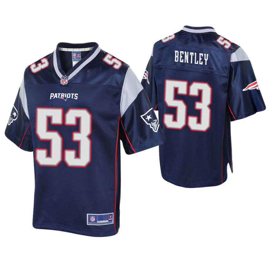 New England Patriots #53 Ja'Whaun Bentley 2018 Draft Navy Player Pro Line Jersey New England Patriots #53 Ja'Whaun Bentley 2018 Draft Navy Player Pro Line Jersey