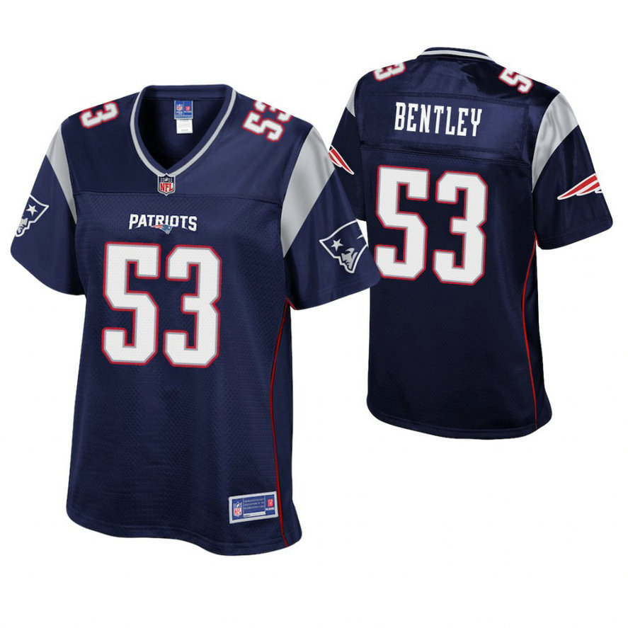 New England Patriots #53 Ja'Whaun Bentley 2018 Draft Navy Player Pro Line Jersey New England Patriots #53 Ja'Whaun Bentley 2018 Draft Navy Player Pro Line Jersey