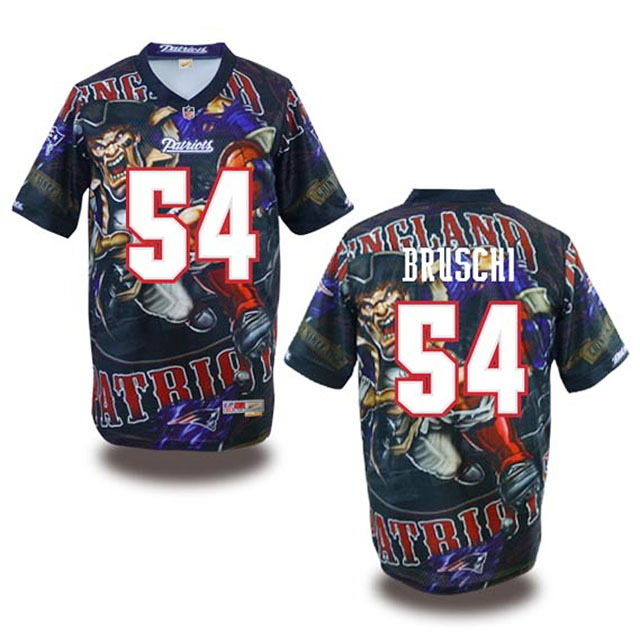 New England Patriots #54 Tedy Bruschi Fanatical Fashion Jersey