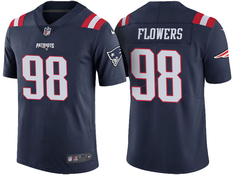 New England Patriots #98 Trey Flowers Navy Vapor Untouchable Color Rush Limited Jersey New England Patriots #98 Trey Flowers Navy Vapor Untouchable Color Rush Limited Jersey