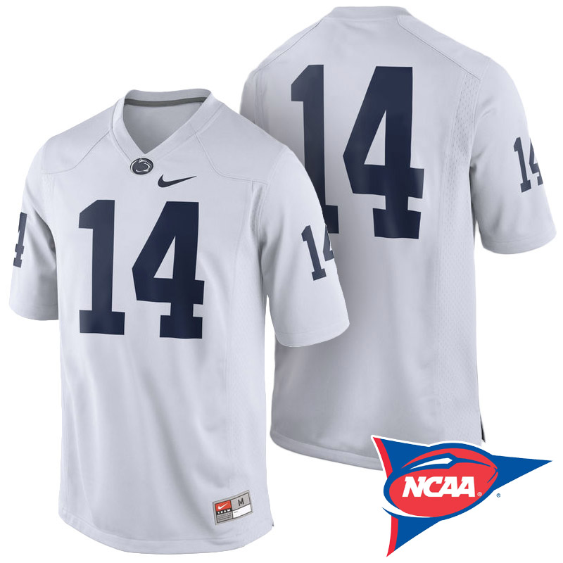 Penn State Nittany Lions #14 Christian Hackenberg White Player College Football Jersey Penn State Nittany Lions #14 Christian Hackenberg White Player College Football Jersey