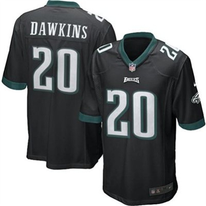 Philadelphia Eagles #20 Brian Dawkins Black Elite Jersey Philadelphia Eagles #20 Brian Dawkins Black Elite Jersey