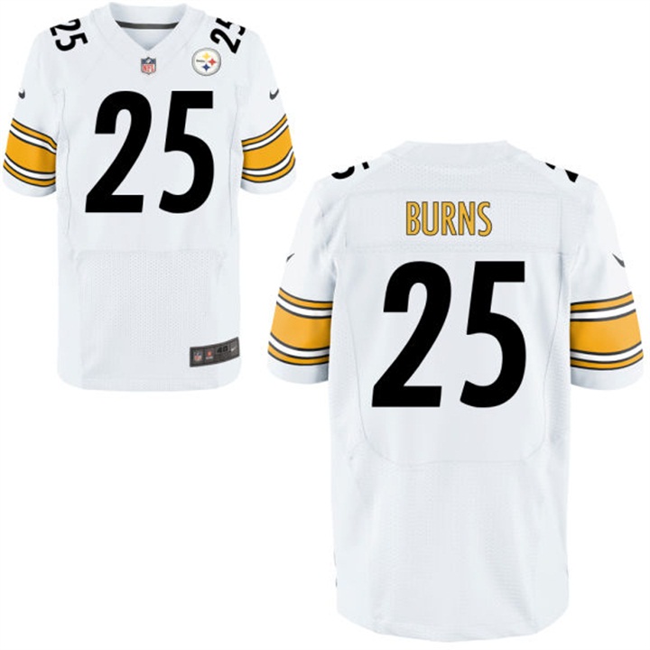 Pittsburgh Steelers #25 Artie Burns White Game Jersey Pittsburgh Steelers #25 Artie Burns White Game Jersey
