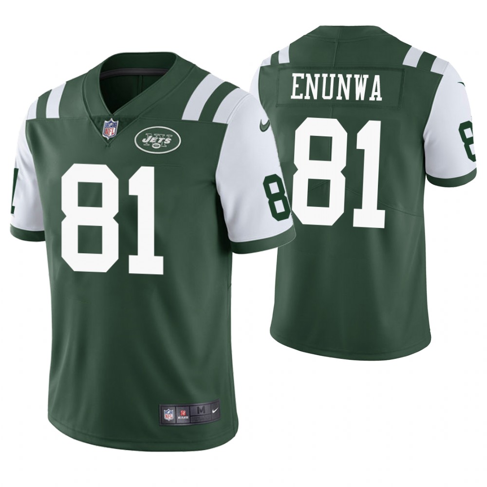 New York Jets #81 Quincy Enunwa Green Vapor Untouchable Limited Jersey