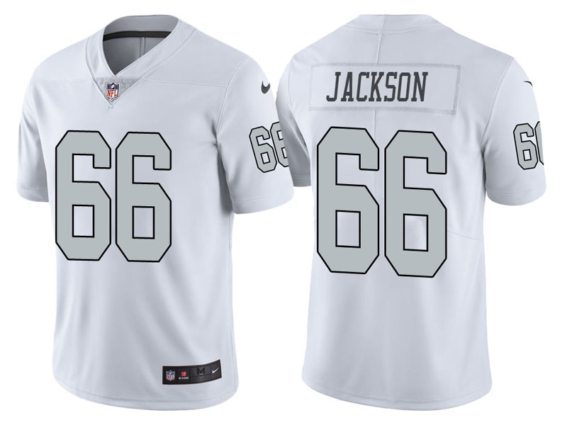Oakland Raiders #66 Gabe Jackson White Vapor Untouchable Color Rush Limited Jersey Oakland Raiders #66 Gabe Jackson White Vapor Untouchable Color Rush Limited Jersey