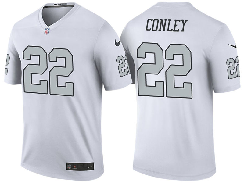 Oakland Raiders #22 Gareon Conley White Color Rush Legend Jersey Oakland Raiders #22 Gareon Conley White Color Rush Legend Jersey