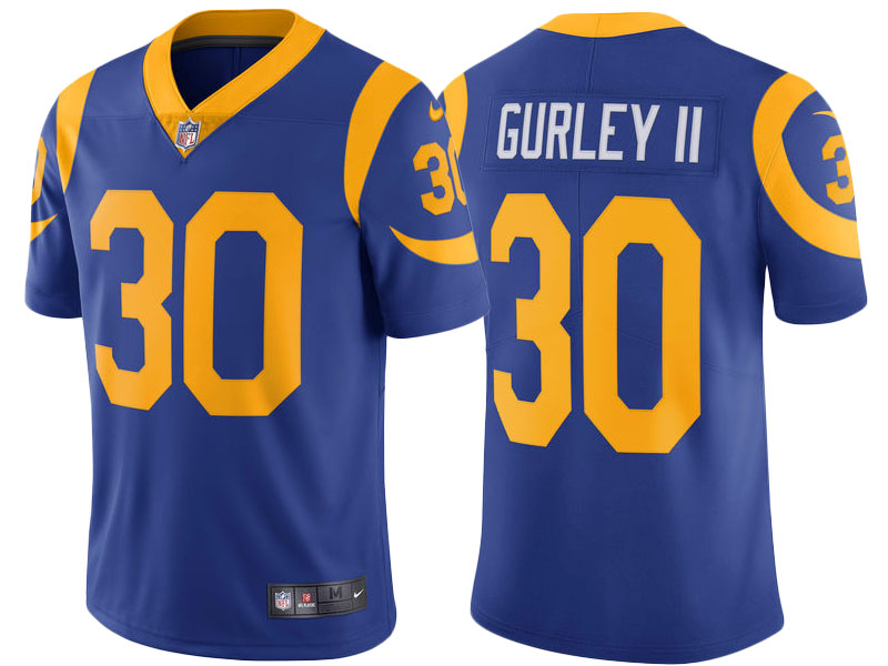 2017 Los Angeles Rams #30 Todd Gurley Royal Vapor Untouchable Limited Jersey 2017 Los Angeles Rams #30 Todd Gurley Royal Vapor Untouchable Limited Jersey