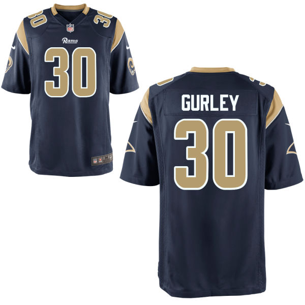 St. Louis Rams #30 Todd Gurley Navy Blue Game Jersey St. Louis Rams #30 Todd Gurley Navy Blue Game Jersey